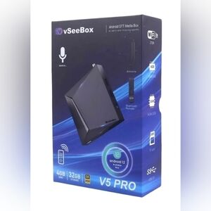 vSeeBox V5 Pro Android OTT Media Box With Free Mini Wireless Keyboard